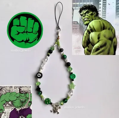 Marvel Hulk Phone Charm